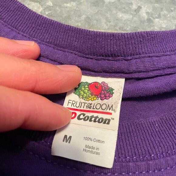 Vintage Betty Boop Embroidered Beautiful Lady Las Vegas Tee Shirt Medium Purple - Picture 6 of 10